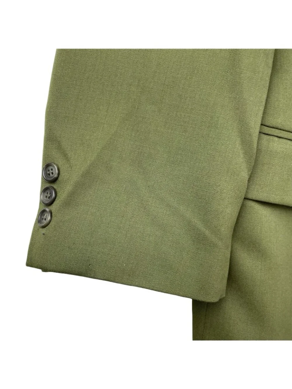 VTG Bugatchi x Michael Jordan Men's Double Breasted Blazer Olive Green • 42R US